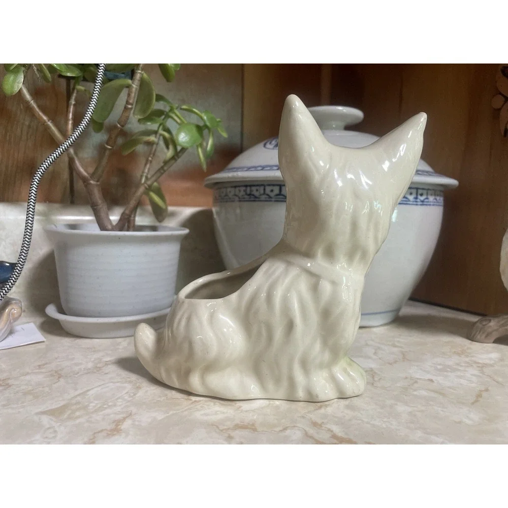 Vintage Ceramic Window Planter - West Highland‎ Terrier